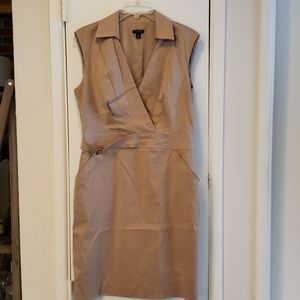 Ann Taylor khaki dress